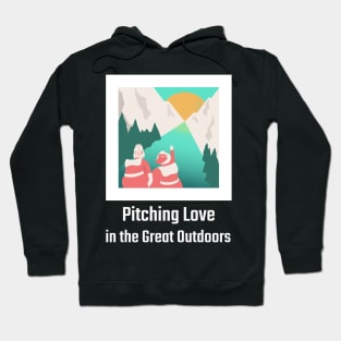 husband and wife camping Hoodie